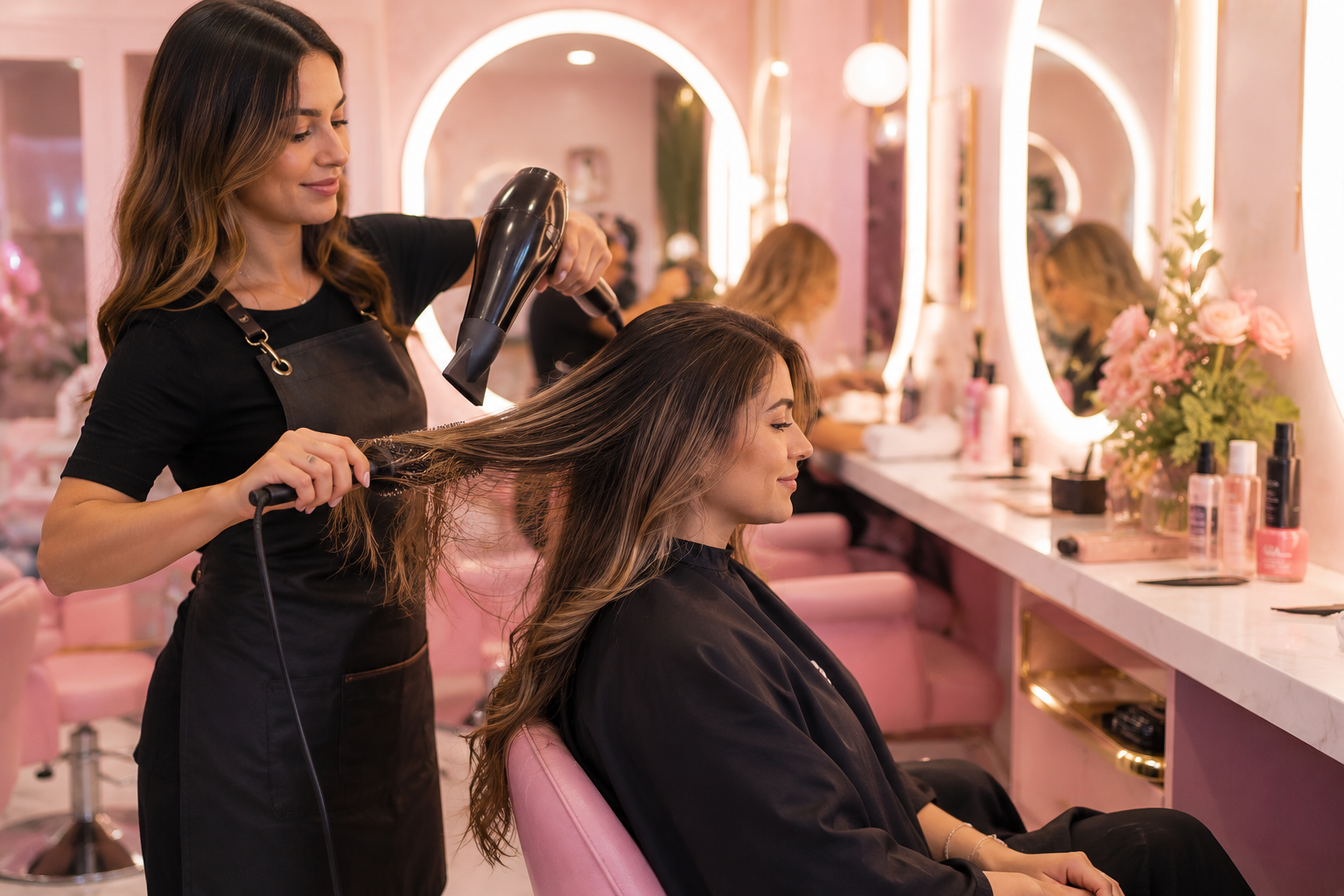 Clientas del salón